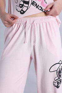 Zivame Power Puff Knit Cotton Loungewear Set - Barely Pink — thumbnail 8